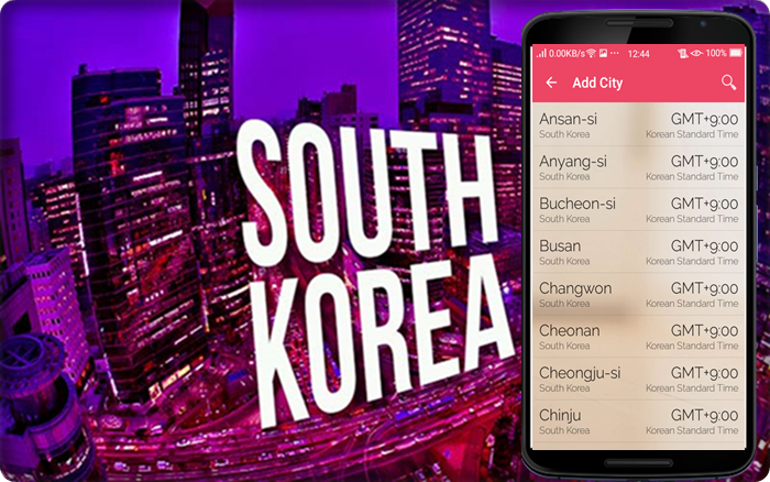 South Korea time Captura de pantalla 1