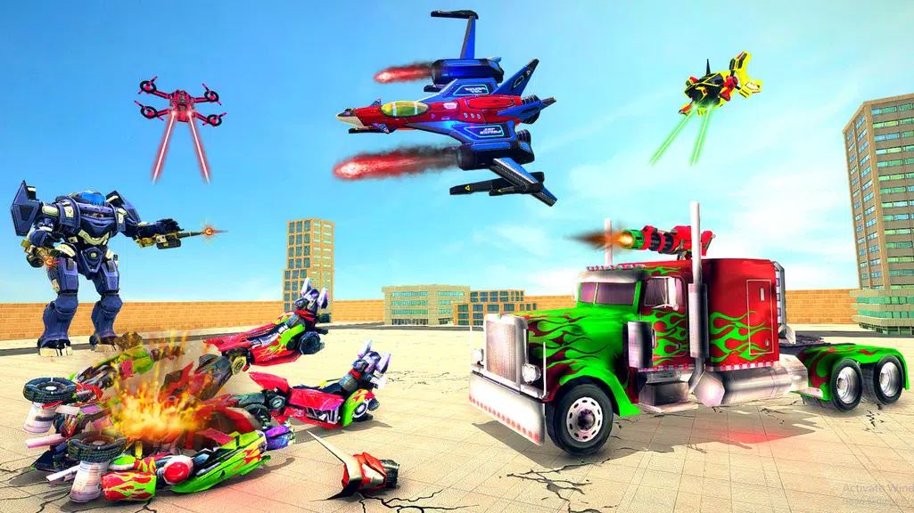 Truck Robot Transform Game應用截圖第2張