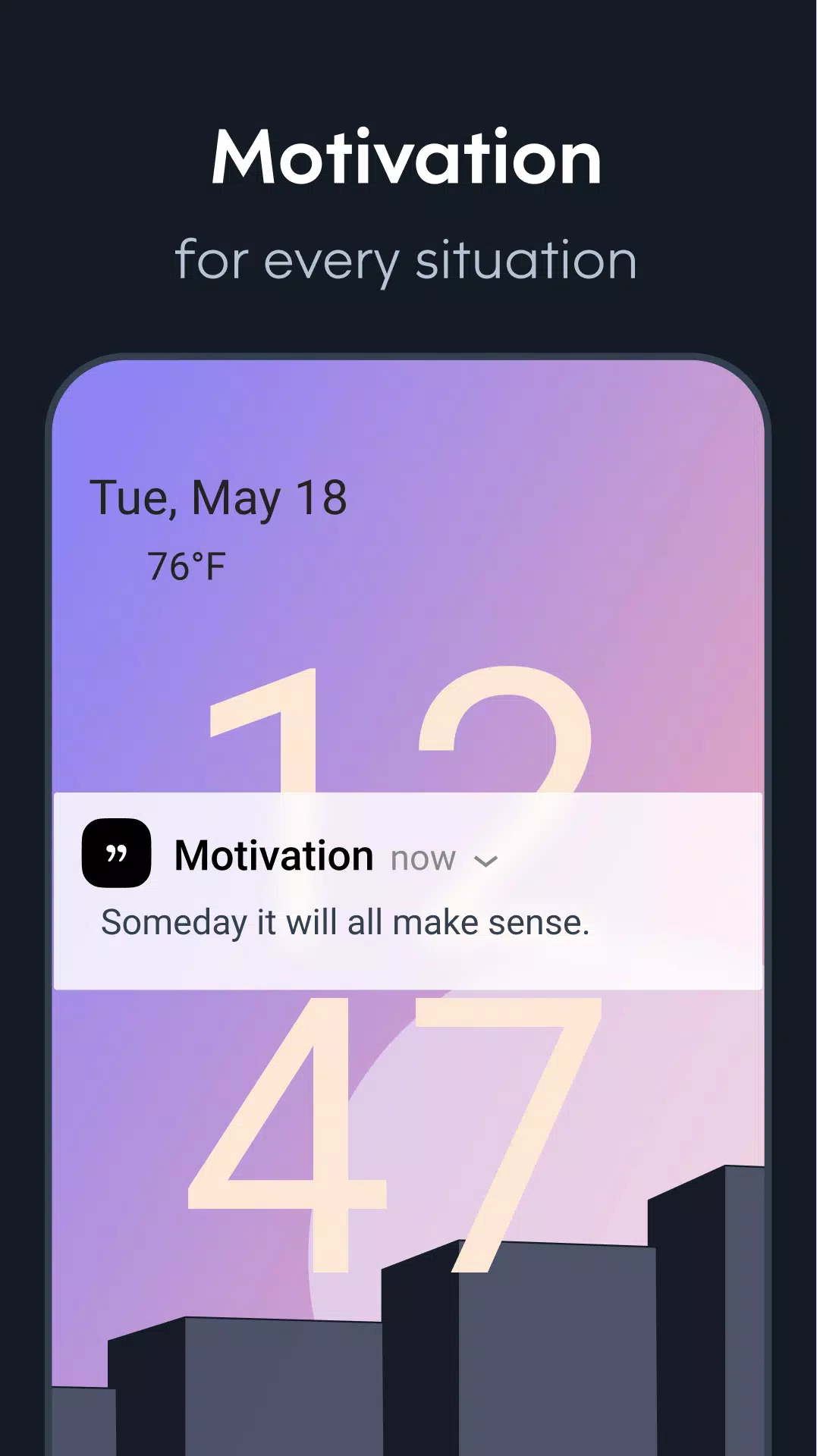 Motivation - 每日金句应用截图第0张