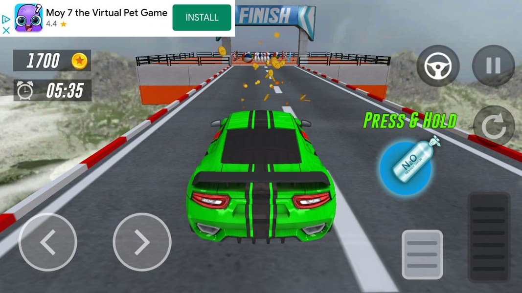 Superhero Car: Mega Ramp Games Capture d'écran 0