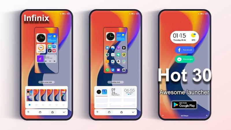 Infinix Hot 30 Launcher:Themes 스크린샷 2