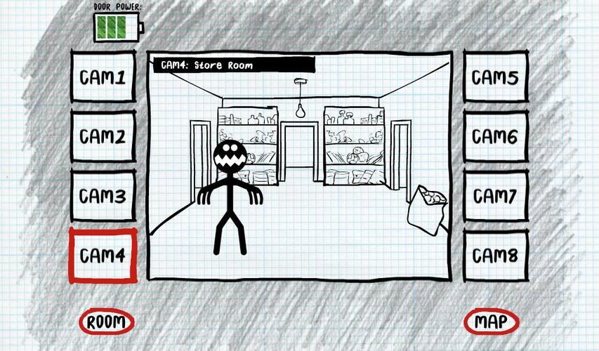 Stickman Five Nights Survival Ảnh chụp màn hình 1