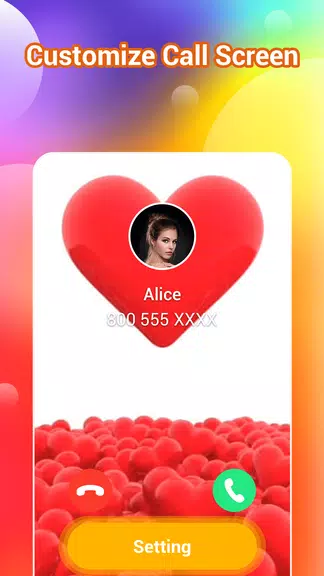 Schermata Color Call Screen - Call flash 3