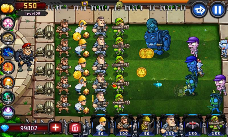 Army vs Zombies :Tower Defense ภาพหน้าจอ 3