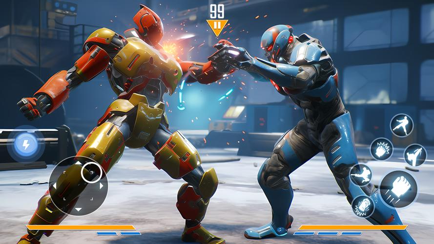 Robot Kung Fu Karate Fighter Captura de tela 0