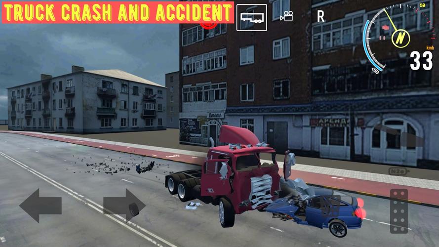 Truck Crash And Accident Schermafbeelding 2