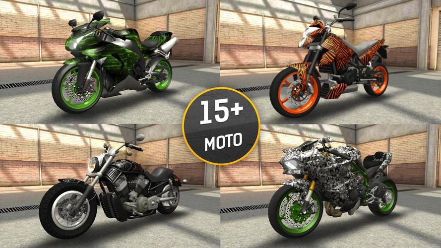 Moto Racing 3D Captura de tela 2