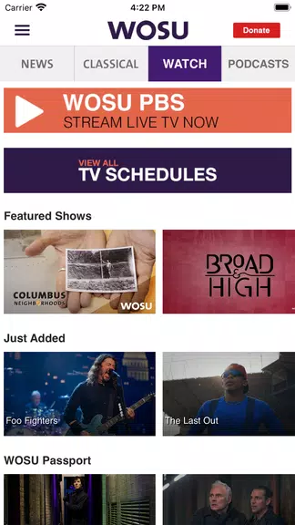 WOSU Public Media App應用截圖第2張