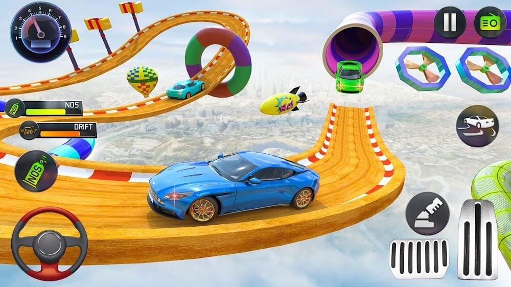 Mega Ramp Car Stunts Race Captura de pantalla 2