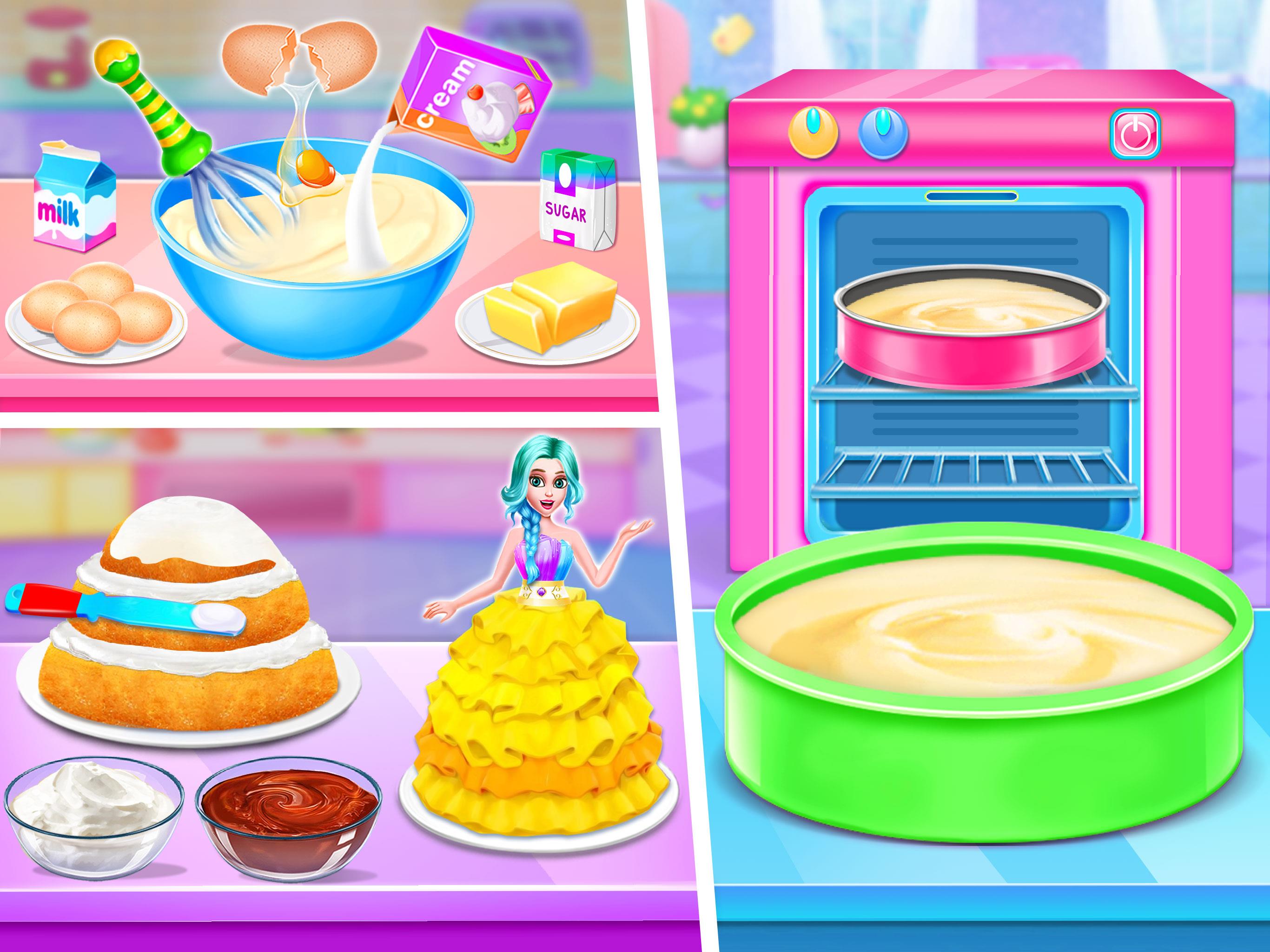 Doll House Cake Maker Game ภาพหน้าจอ 1