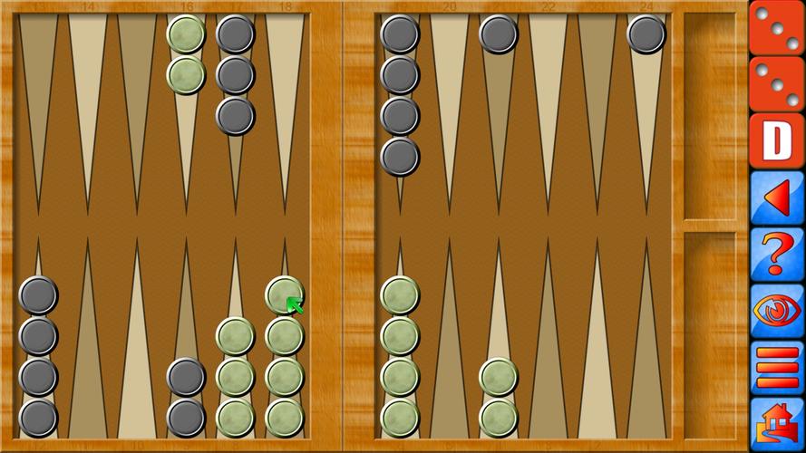 Schermata Backgammon V+ 1