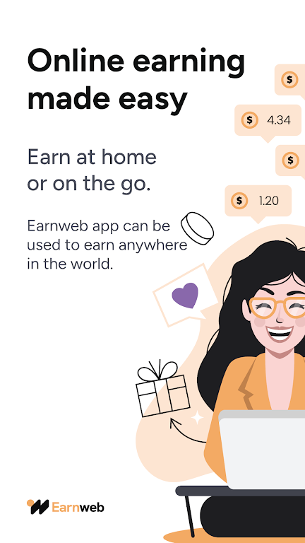 Earnweb: Earning app & website Schermafbeelding 0