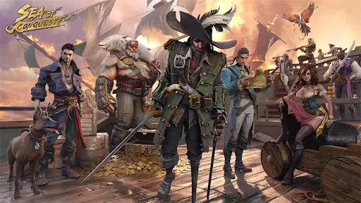 Sea of Conquest: Pirate War Capture d'écran 1