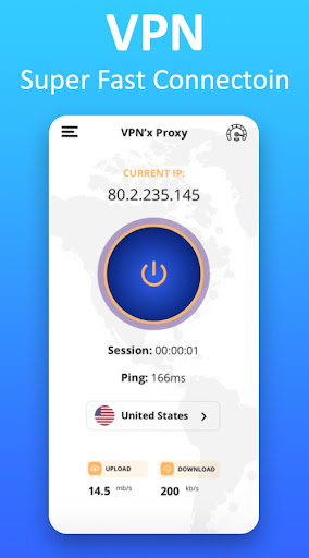 XXVPN - XX VPN Master - Super Ultra VPN 스크린샷 1