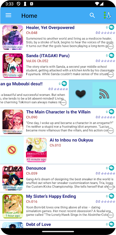 Manga World - Online Reader Captura de tela 2