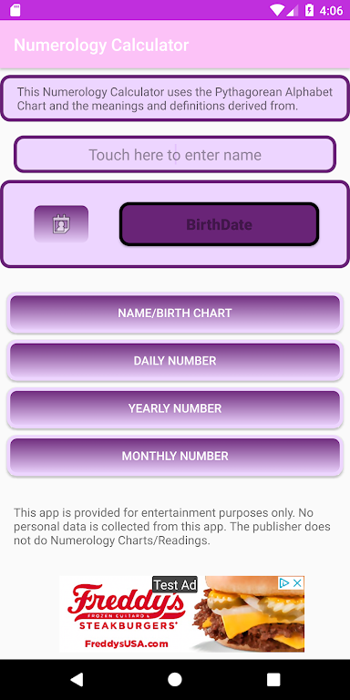 Pythagorean Numerology Calculator Captura de pantalla 0