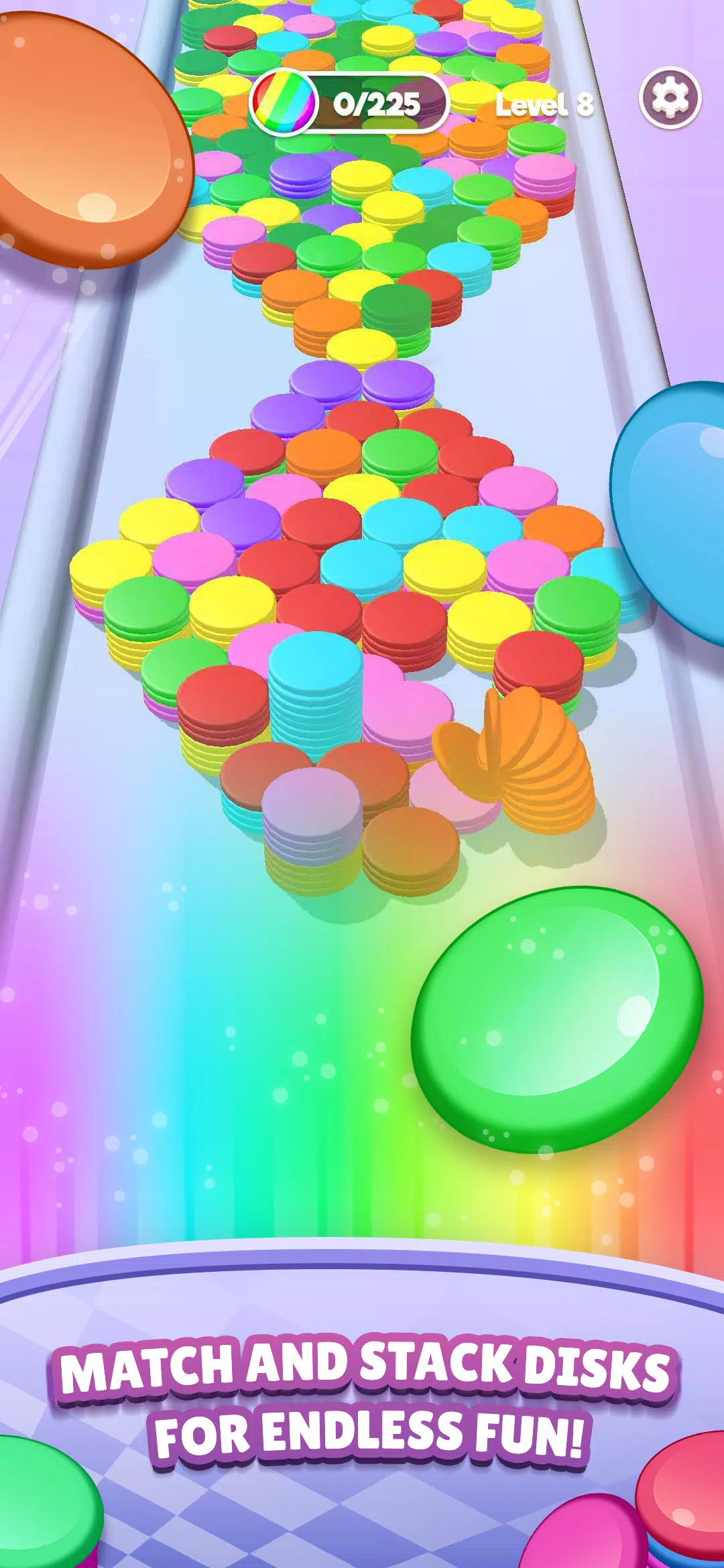 Stack Blast - Disk Shooter Ekran Görüntüsü 0