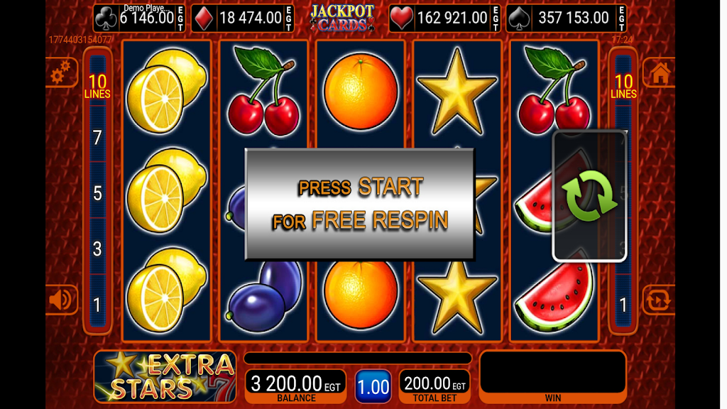 Extra Stars Slot Скриншот 0