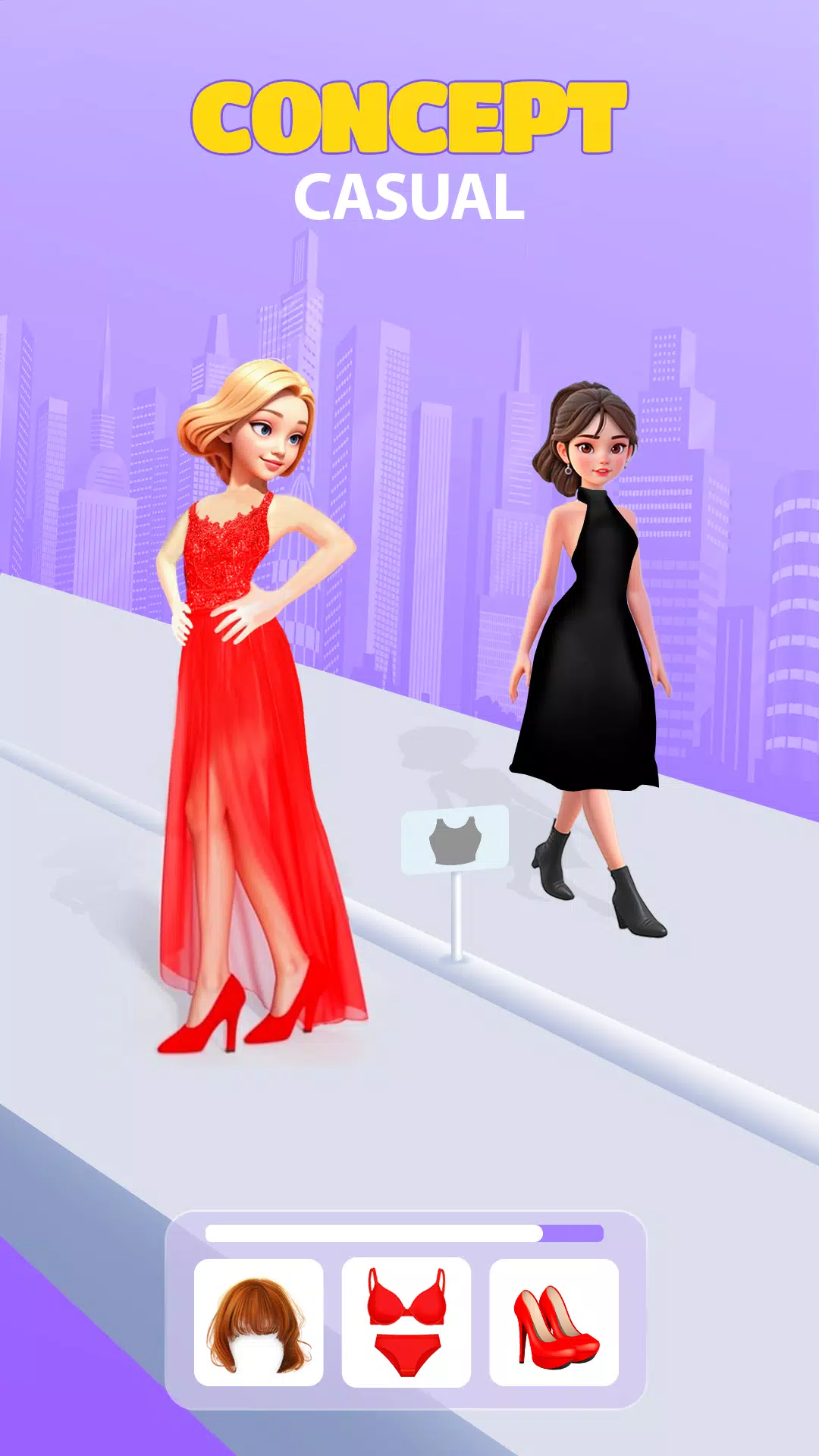 Rampwalk Fashion Game Capture d'écran 1