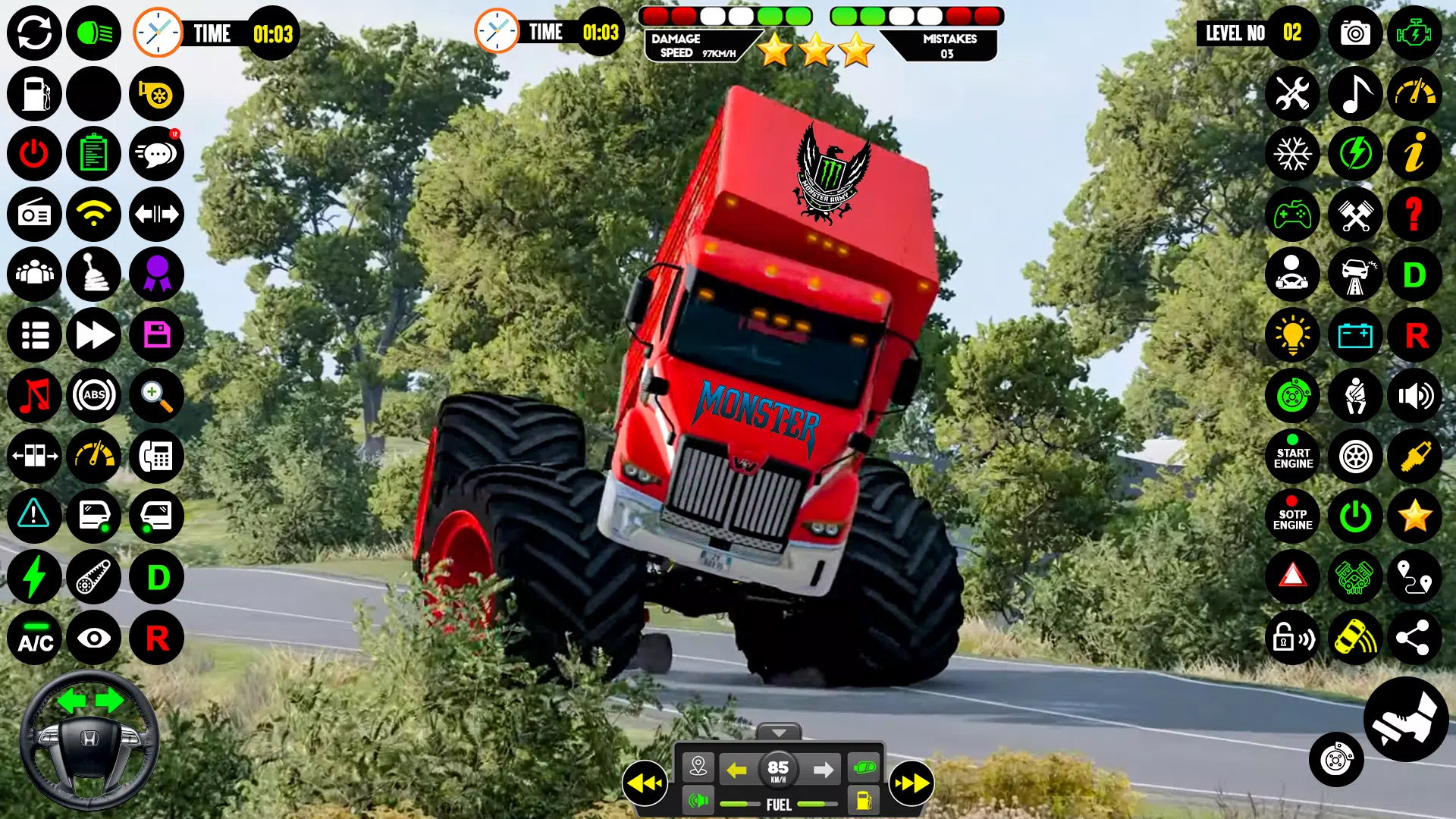 4x4 Monster Truck Game - Derby Ekran Görüntüsü 0