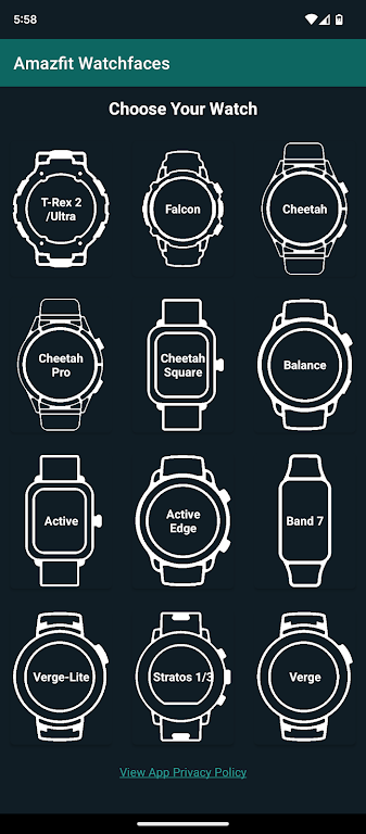 Watchfaces for Amazfit Watches Ảnh chụp màn hình 0