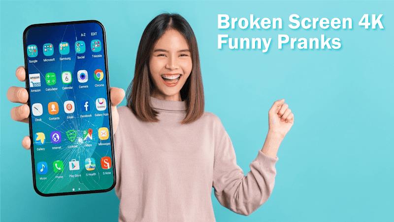 Broken Screen 4K Pranks Funny 스크린샷 3