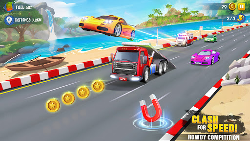 Mini Car Racing Game Offline ဖန်သားပြင်ဓာတ်ပုံ 1