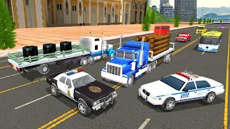 Transporter Truck Driving 3D Скриншот 1