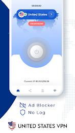 VPN USA - Get United States IP スクリーンショット 1