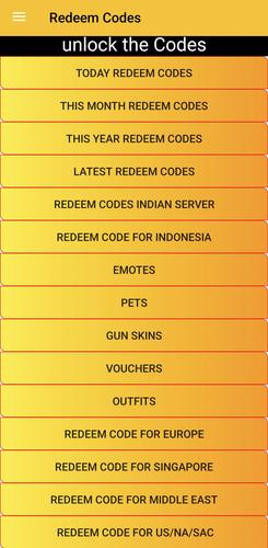 Redeem Codes スクリーンショット 0