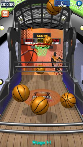 Flick Basketball Stages Tangkapan skrin 0