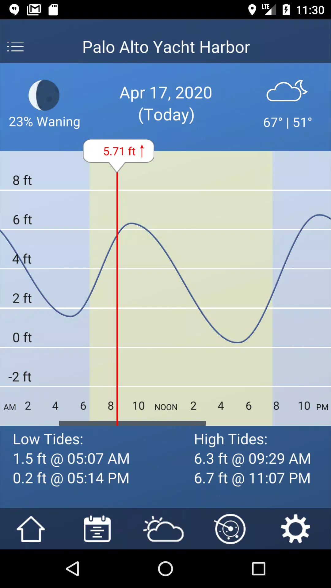 Tide Charts Tangkapan skrin 0