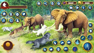 Virtual Wild Wolf Family Sim Zrzut ekranu 2