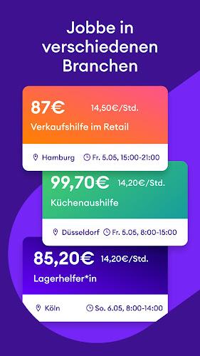 Zenjob - Flexible Nebenjobs應用截圖第2張