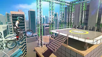 Bike Stunts 3D - Rooftop Chall Capture d'écran 0