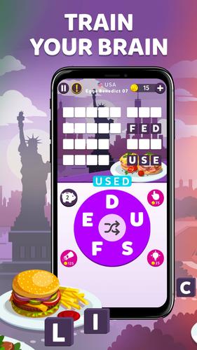 Wordelicious - Fun Word Puzzle スクリーンショット 3