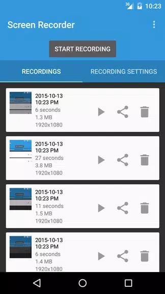 Riv Screen Recorder ဖန်သားပြင်ဓာတ်ပုံ 1