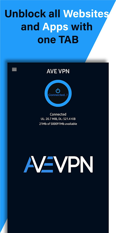 AVE VPN:Low Ping Vpn Schermafbeelding 1