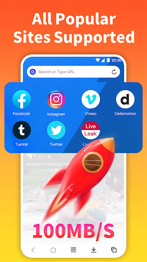Tube Video Downloader & VPN Скриншот 1