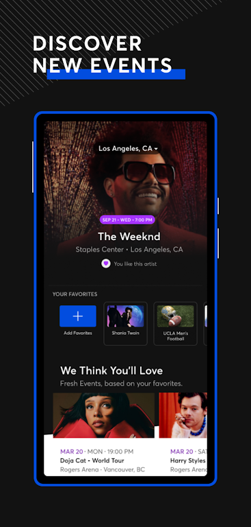 Ticketmaster স্ক্রিনশট 1