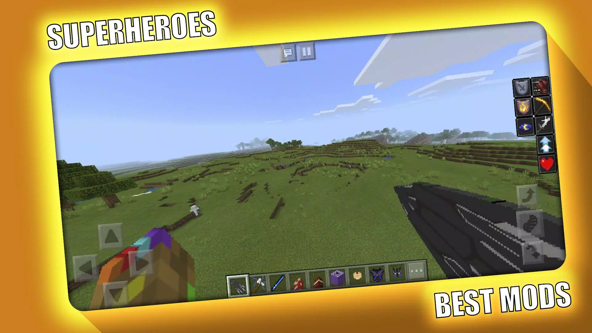Superheroes Mod for Minecraft Ảnh chụp màn hình 3