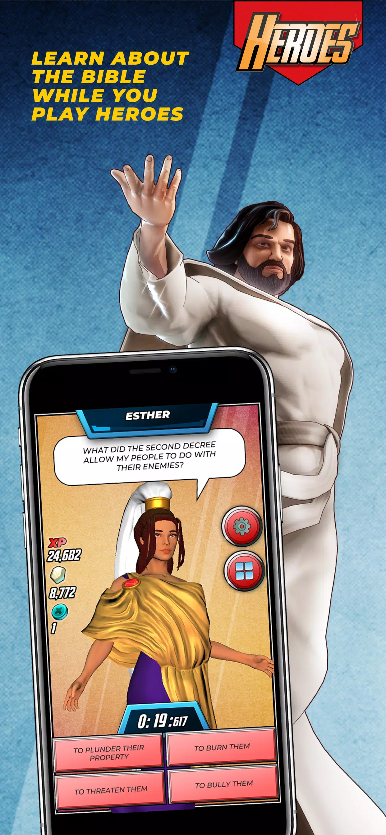 Bible Trivia Game: Heroes應用截圖第1張