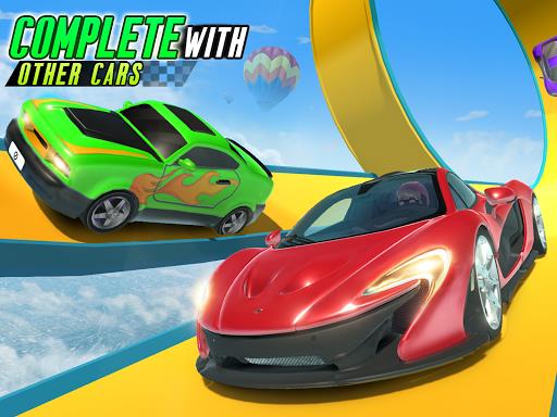 Hot Cars Fever-Car Stunt Races Captura de pantalla 3