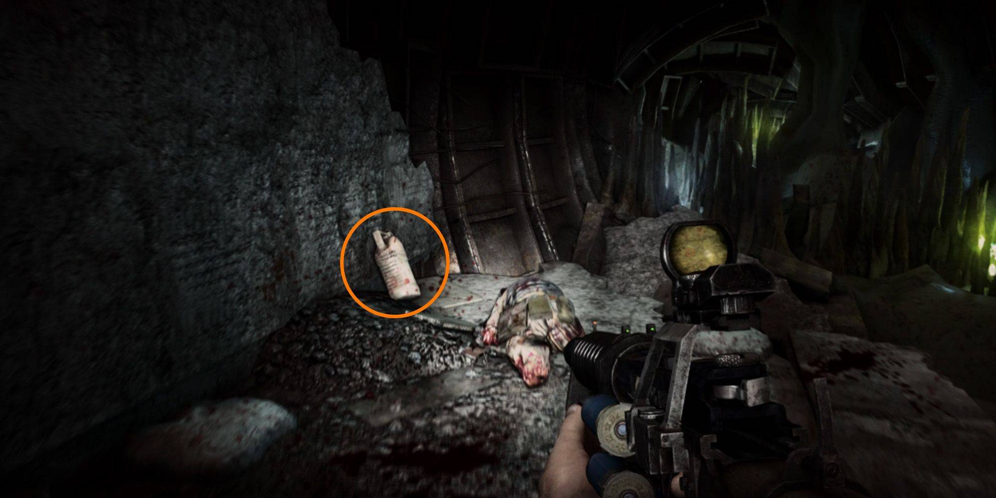 Bomb Location in Metro 2033's Cursed Station