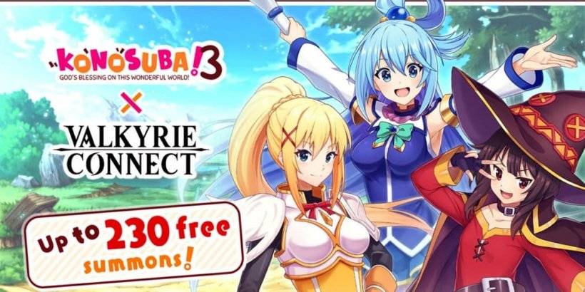 Valkyrie Connect Teams mit Hit Anime Konosuba für neue Collabs -Events