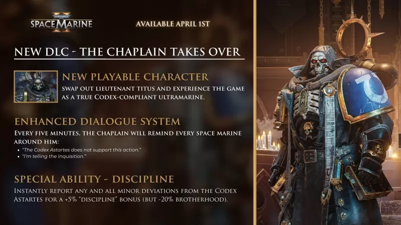 เรื่องตลกของ April Fool Sparks ความตื่นเต้นสำหรับ Warhammer 40k: Space Marine 2 Feature