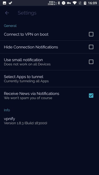 vpnify - Unlimited VPN Proxy Screenshot 0