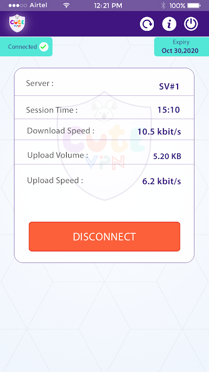 Cute VPN Captura de pantalla 3
