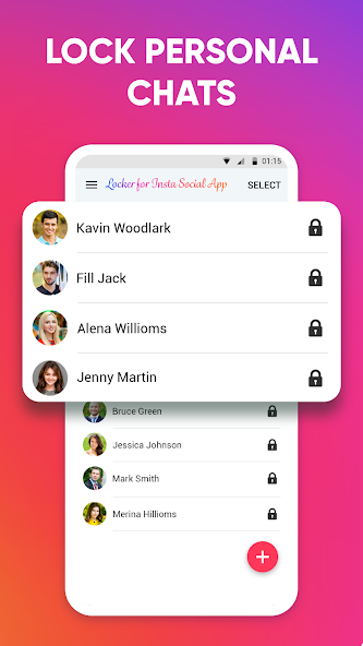 Locker for Insta Social App Mod Schermafbeelding 2