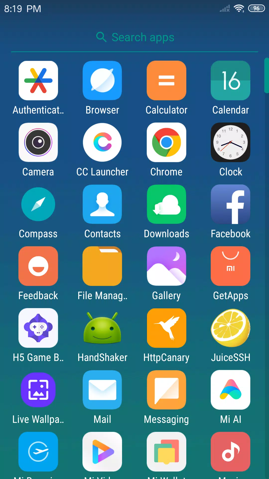 X Launcher स्क्रीनशॉट 2